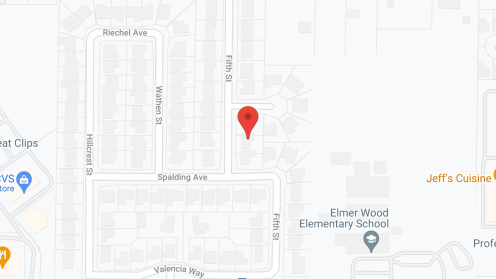 Map of the neighborhood around Sue's Senior Connection