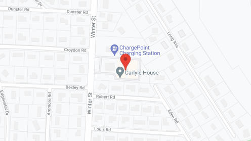 Map of the neighborhood around Carlyle House
