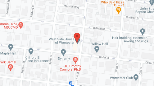 Map of the neighborhood around West Side House Nursing Home