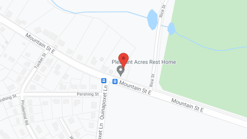 Map of the neighborhood around Pleasant Acres Rest Home