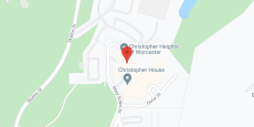 Christopher Heights of Worcester in google map