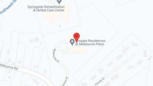 Map of the neighborhood around Wingate Residences at Melbourne Place