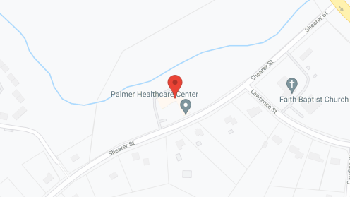 Map of the neighborhood around Palmer House Alzheimers Ctr
