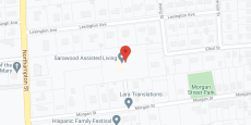 Sarawood Assisted Living in google map