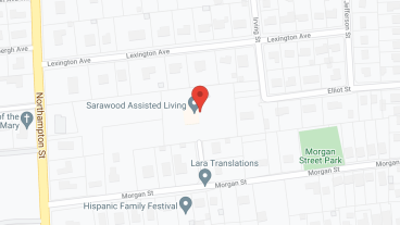 Sarawood Assisted Living in google map