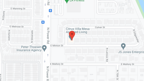 Map of the neighborhood around Citrus Villa