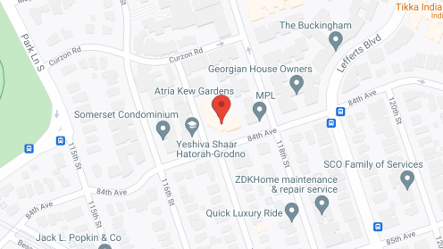 Map of the neighborhood around Atria Kew Gardens