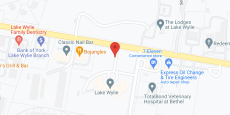 Lake Wylie in google map