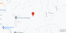 Atria East Northport in google map