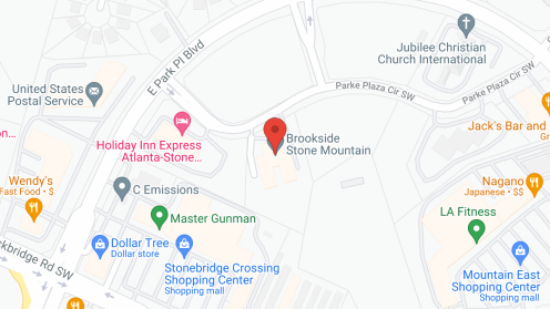 Map of the neighborhood around Brookside Stone Mountain