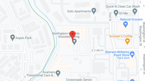 Map of the neighborhood around Northglenn Heights