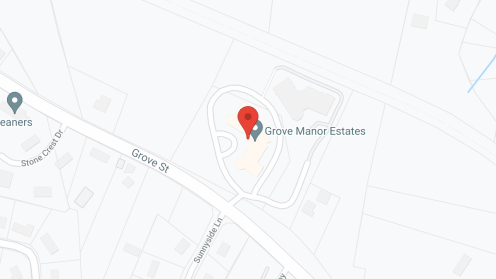 Map of the neighborhood around Grove Manor Estates