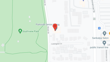 Parkside Senior Living in google map