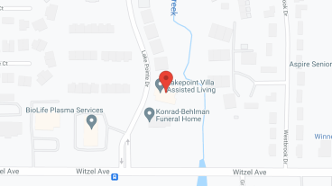 Lake Pointe Villa Assisted Living in google map