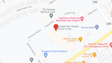 Lyndale San Angelo Senior Living in google map