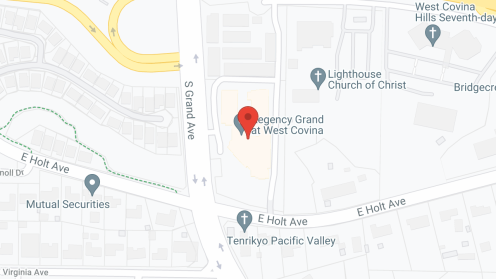 Map of the neighborhood around Regency Grand of West Covina