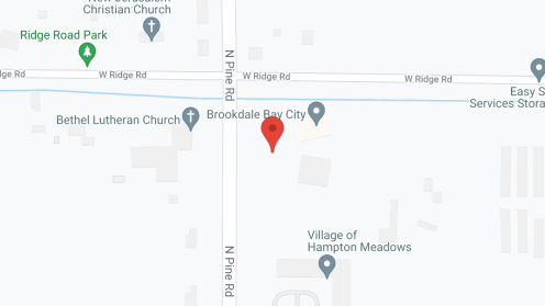 Map of the neighborhood around Woven Hearts