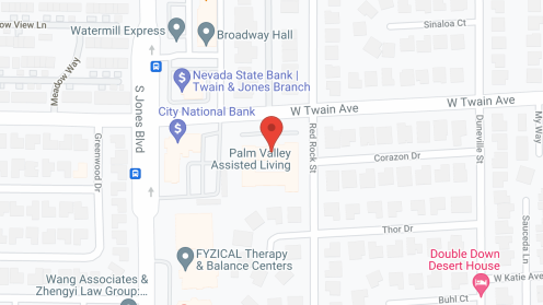 Map of the neighborhood around Sana Living