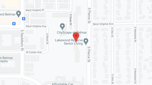 Map of the neighborhood around Inn at Lakewood