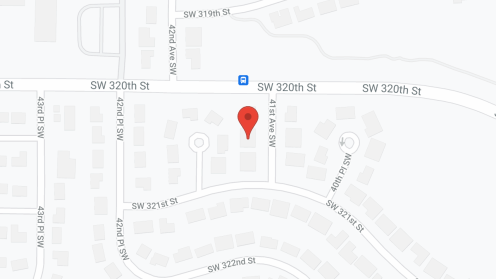 Map of the neighborhood around Dahlia's AFH