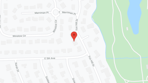 Map of the neighborhood around Millbrook Homes - Fox Hill