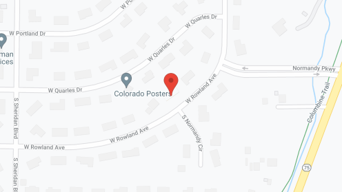 Map of the neighborhood around Colorado Assisted Living Home #4