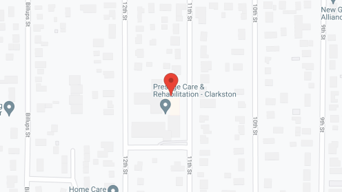 Map of the neighborhood around Clarkston Care Ctr