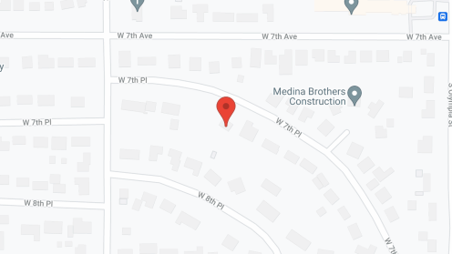 Map of the neighborhood around English Rose Manor