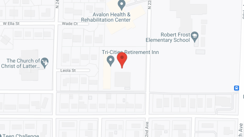 Map of the neighborhood around Tri-Cities Retirement Inn