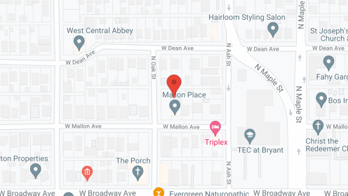 Map of the neighborhood around Mallon Place