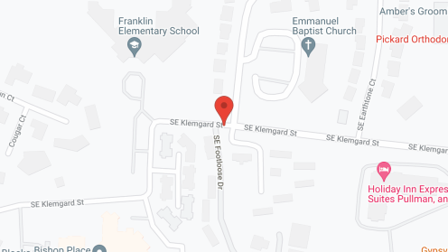 Map of the neighborhood around Bishop Place