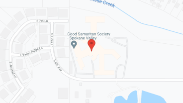 Spokane Valley Health and Rehab of Cascadia in google map