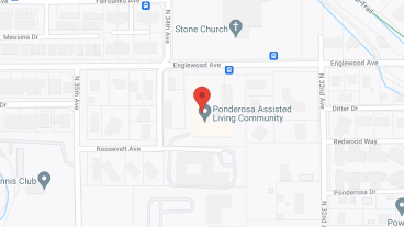 Ponderosa Retirement Center in google map