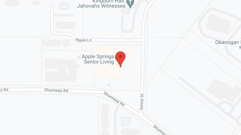 Map of the neighborhood around Apple Springs