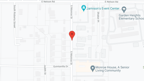 Map of the neighborhood around Monroe House