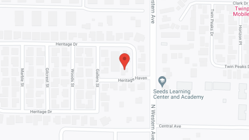 Map of the neighborhood around Heritage Haven