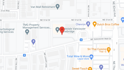 Map of the neighborhood around Brookdale Vancouver Stonebridge