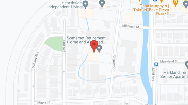 Somerset Retirement and Assisted Living in google map