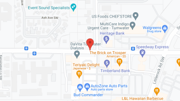 Olympics West Senior Living in google map