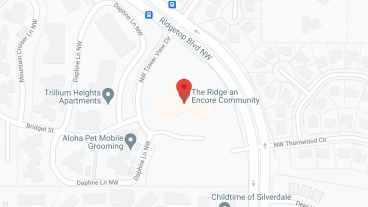 The Ridge in google map