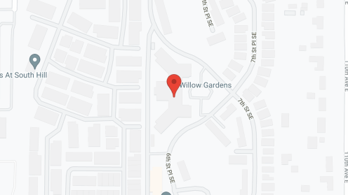 Map of the neighborhood around Holiday South Hill