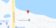 Lakeside Gardens on Wiser Lake in google map