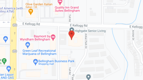 Map of the neighborhood around Highgate Senior Living
