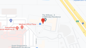 The Willows Bellingham in google map