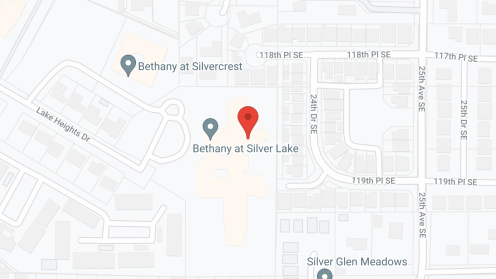 Map of the neighborhood around Bethany At Silver Lake