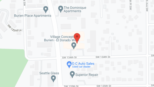 Map of the neighborhood around El Dorado West