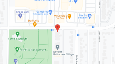 Village Green Senior Living West Seattle in google map