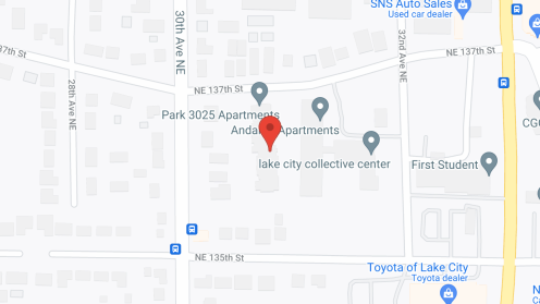 Map of the neighborhood around Park 3025