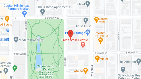 Map of the neighborhood around Jacobsen House