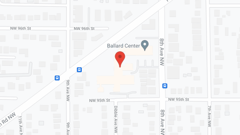 Map of the neighborhood around Ballard Care and Rehabilitation